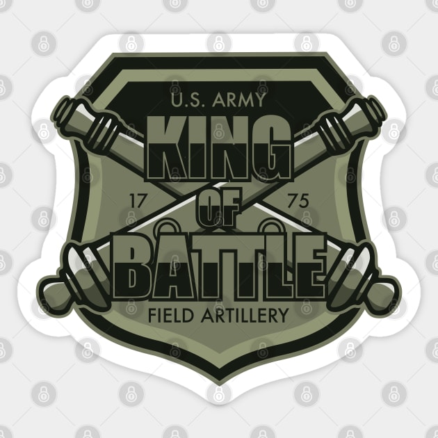 US Army Field Artillery Sticker by TCP